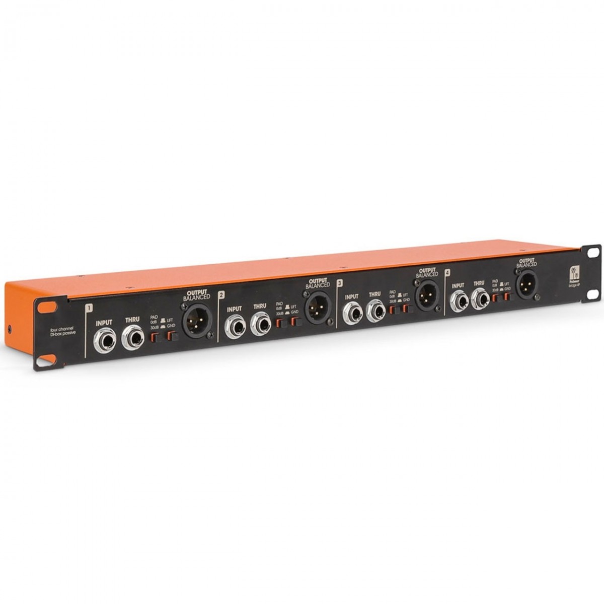 Amps & Effects Shop | Buy Now | PALMER 19 4 CH PASSIVE DI RACK W/ AoC
