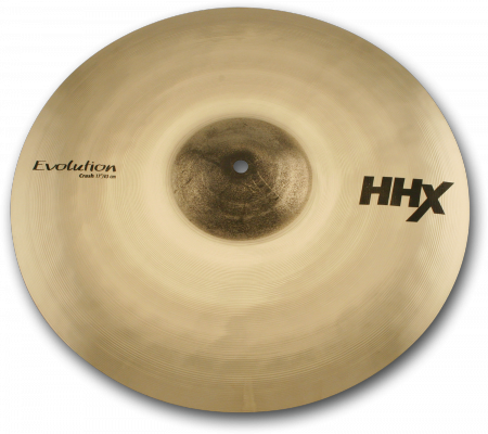 SABIAN – HHX 17" EVOLUTION CRASH CYMBAL – BRILLIANT FINISH