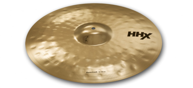 SABIAN – HHX 19" FIERCE CRASH CYMBAL – NATURAL FINISH
