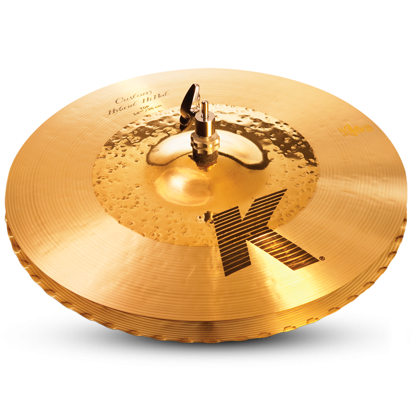 Zildjian K1224 K Custom 14 1/4" Hybrid HiHat Pair Cymbal