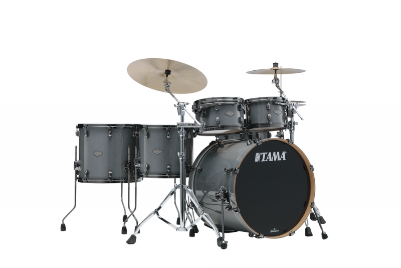 Tama Starclassic Performer 6pce Shell Pack - Black Nickel Shell Hardware w/SNARE - Smoky Grey LIMITED EDITION