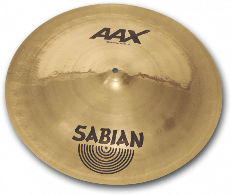 SABIAN AAX 16" CHINESE CYMBAL NATURAL FINISH - 21616X