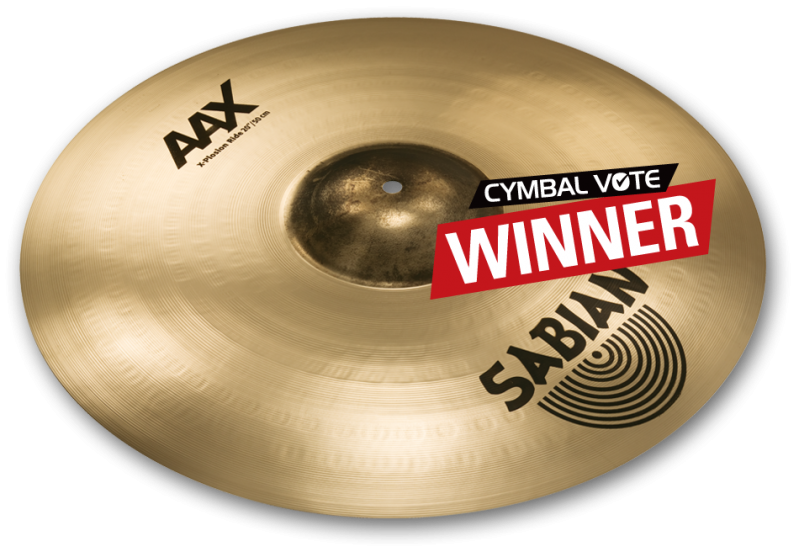 SABIAN AAX 20" X-PLOSION RIDE CYMBAL BRILLIANT FINISH