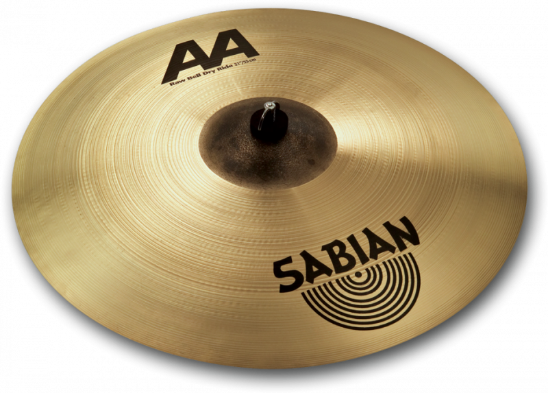 SABIAN AA 21" RAW BELL DRY RIDE CYMBAL – NATURAL FINISH – 22172