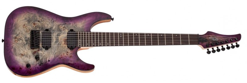 Scecter C-7 PRO Aurora Burst 7 String Electric Guitar
