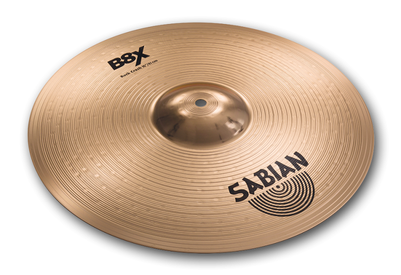 SABIAN – B8X 16" ROCK CRASH CYMBAL – NATURAL FINISH