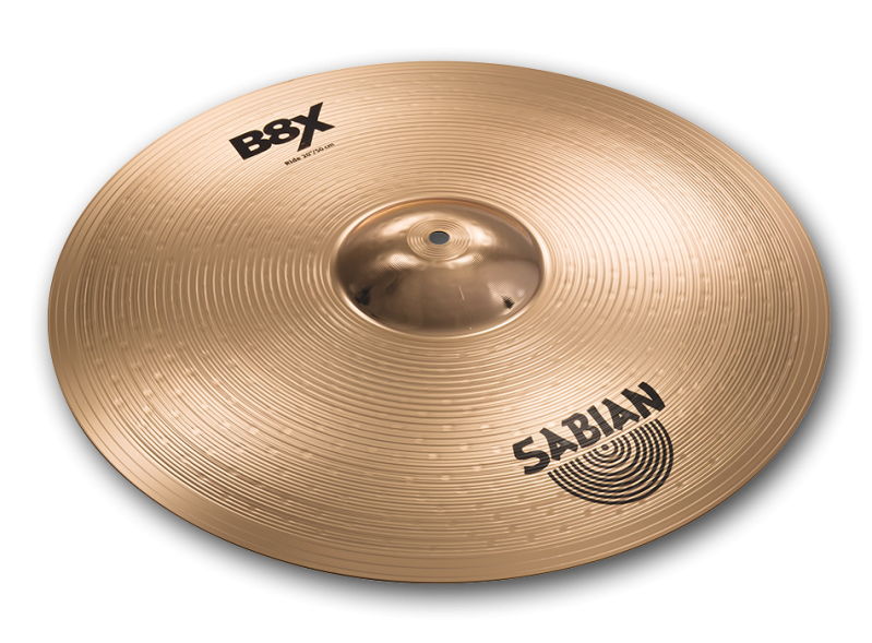 SABIAN – B8X 20" RIDE CYMBAL – NATURAL FINISH