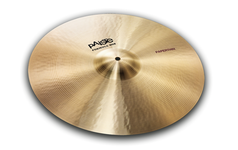 PAISTE – FORMULA 602 PAPER-THIN CRASH – 18" CRASH