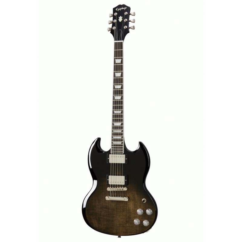 EPIPHONE SG MODERN FIGURED TRANS BLACK FADE