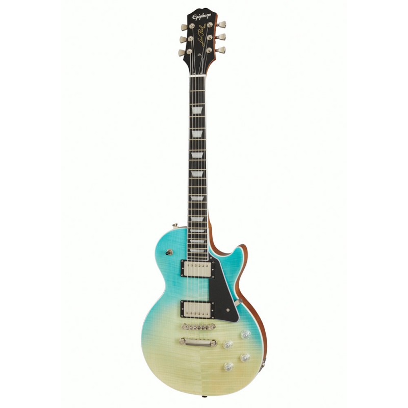 EPIPHONE LES PAUL MODERN FIGURED  CARIBBEAN BLUE FADE