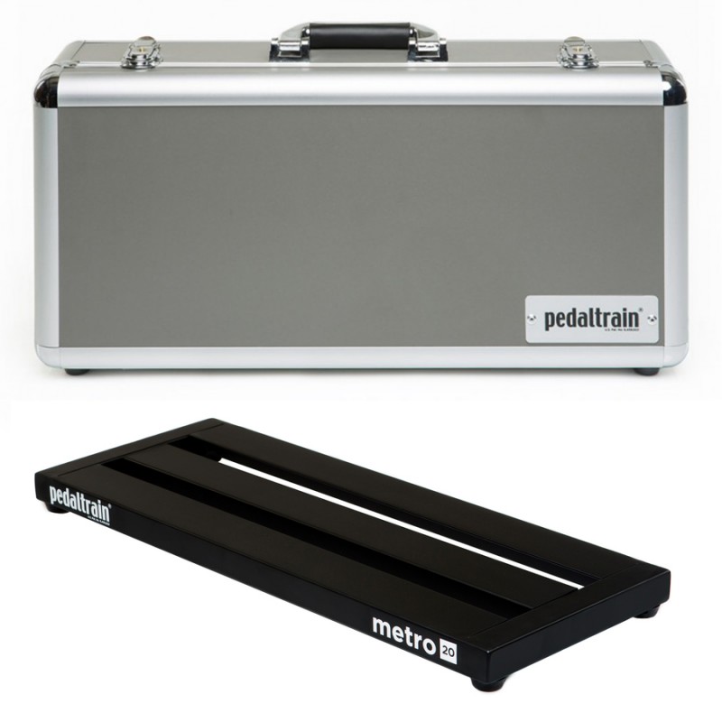 PEDALTRAIN – M20-HC – METRO 20 PEDALBOARD WITH HARD CASE