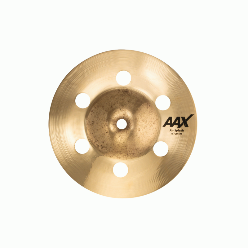 SABIAN – AAX 8" AIR SPLASH CYMBAL – BRILLIANT FINISH