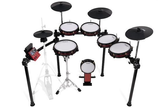 ALESIS NITRO ULTIMATE XL : 10-Piece Professional E-Drum Kit with Movable Hi-Hat and Bluetooth