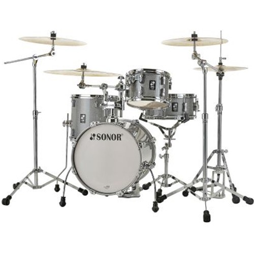 Sonor AQ2 Safari 4 Piece 16" Maple Drum Kit Shell Set - Titanium Quartz