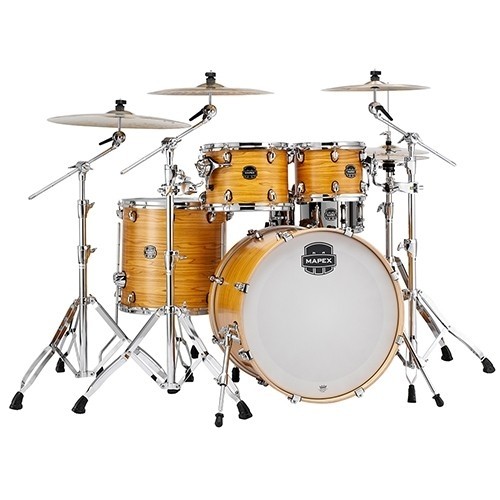 Mapex Armory 5 Piece Drum Kit with Hardware & Paiste Cymbals - Desert Dune Finish