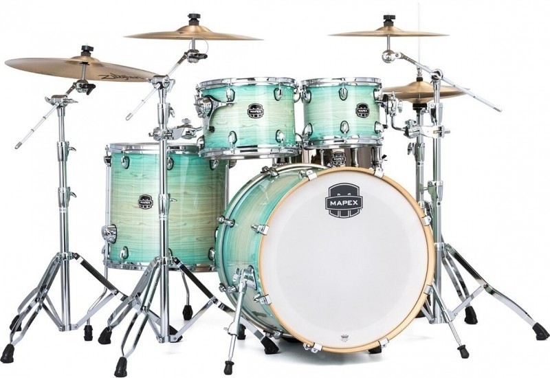 Mapex Armory Maple/Birch 5-Piece Fusion Ultramarine W/ HARDWARE & PAISTE CYMBALS