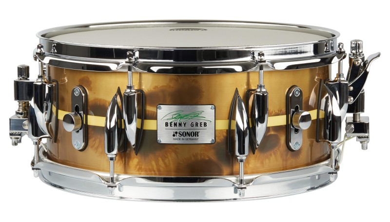 Sonor Benny Greb Signature 13" x 5.75" Brass Shell Snare Drum