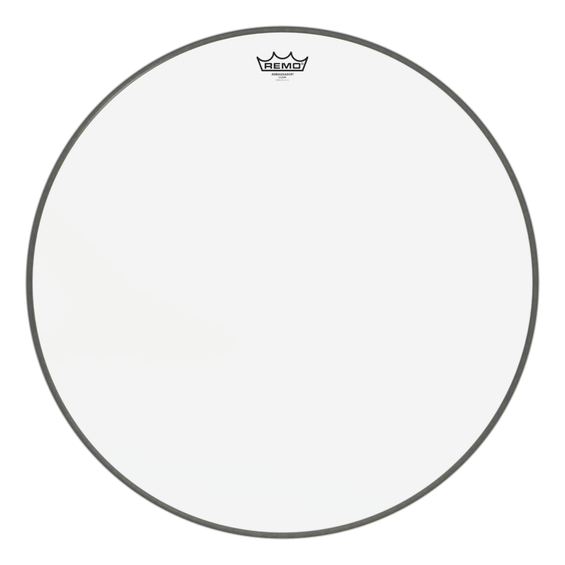 Remo BR-1318-00 18" Ambassador Clear Bass Drum Head Skin