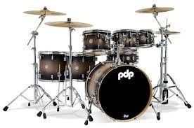 PDP CM7 Concept Maple Series 7-Piece Shell Pack Charcoal Burst Lacquer