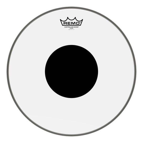 Remo CS-0314-10 14" Controlled Sound Clear Black Dot Drum Head Skin