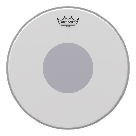 Remo CS-0114-10 14" Controlled Sound Coated Bottom Black Dot Drum Head Skin