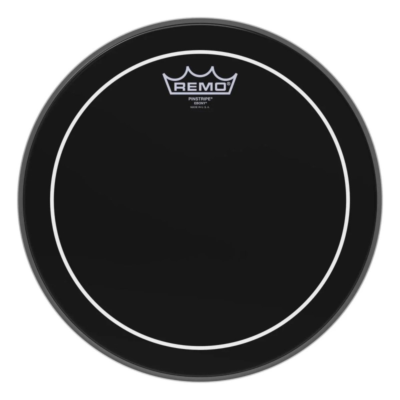 Remo ES-1620-PS 20" Pinstripe Ebony Bass Drum Head Skin