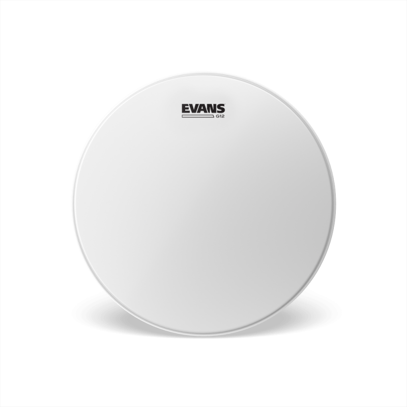 Evans B12G12 G12 Coated White Drum Head Skin 12"