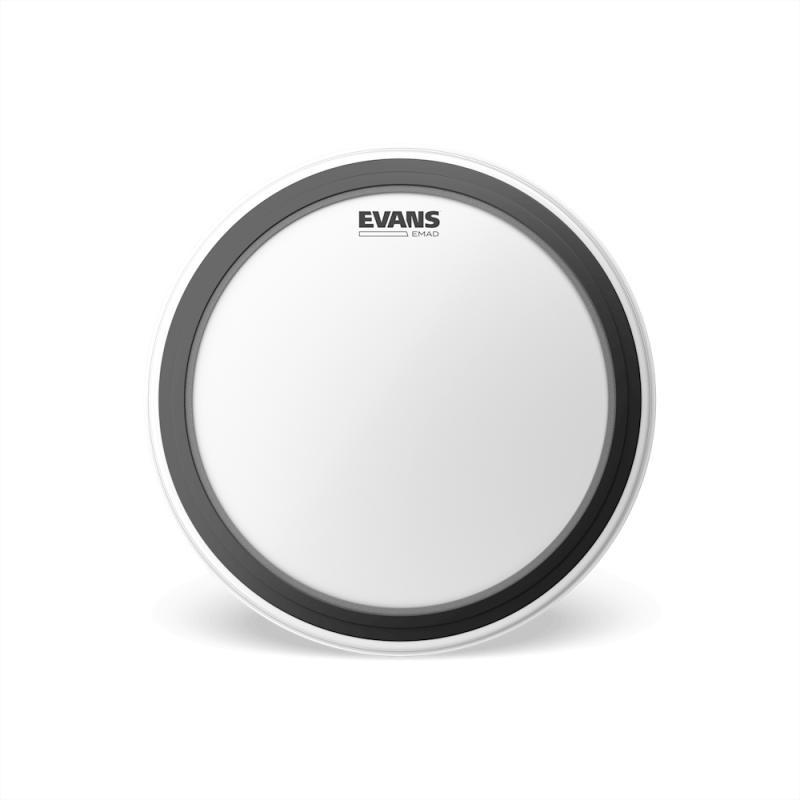 Evans BD26EMADCW EMAD Coated White Bass Drum Head Skin 26"
