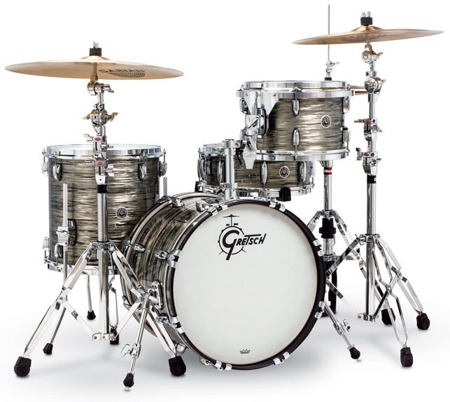GRETSCH – GBJ484301 – BROOKLYN SERIES – 4-PCE SHELL PACK – GREY OYSTER