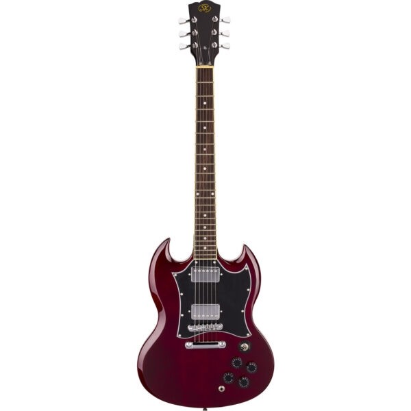 SX Package - SG Style Guitar in Transparent Wine Red