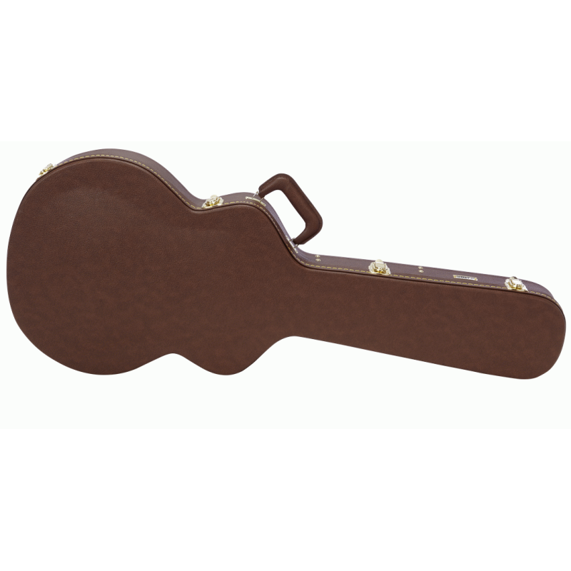 GATOR GW-335-BROWN DELUXE WOOD GUITAR CASE