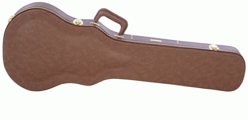 Gator GW-LP-BROWN Deluxe Wood Guitar Case