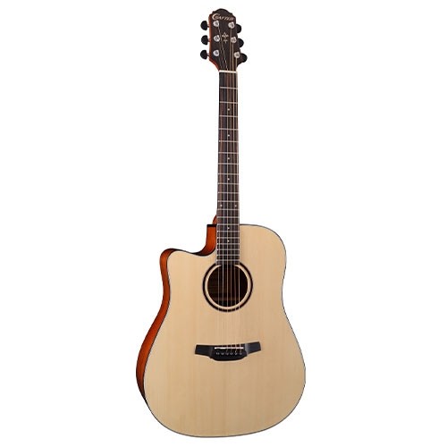 Crafter HD-250CE/N LH Left Handed Dreadnaught Acoustic Electric Guitar