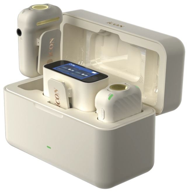 ICON AirMic Pro Dual Wireless Microphone System (White)