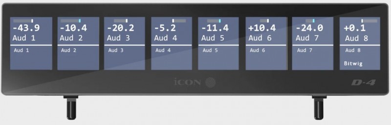 ICON D4 Display for P1-X DAW Control Surface