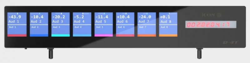 ICON D4-T Display for P1-M DAW Control Surface