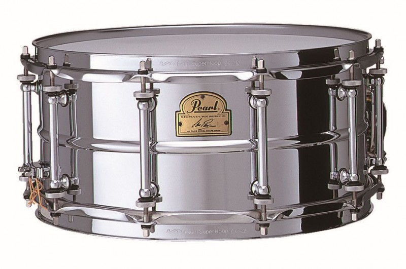 Pearl Ian Paice Signature Snare Drum 14"x6.5" Steel Shell