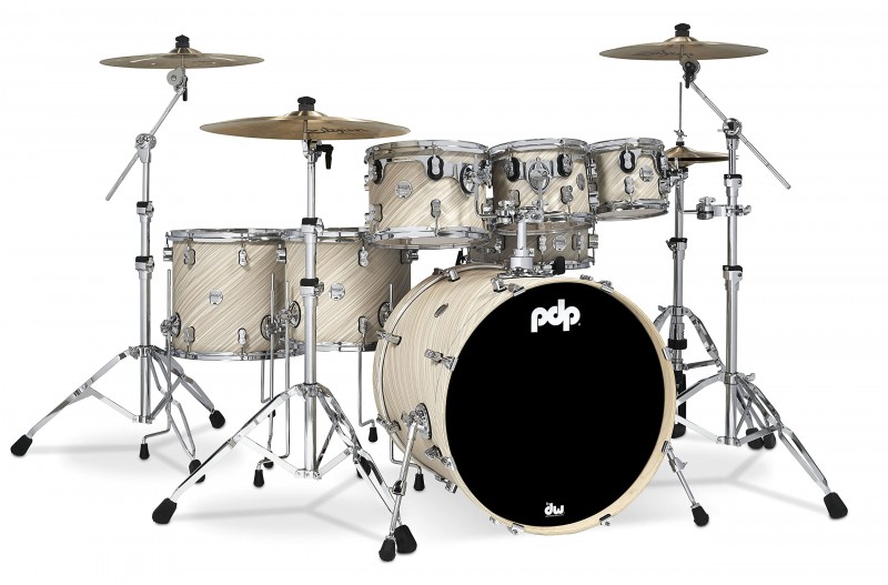 PDP CM7 Concept Maple Series 7-Piece Shell Pack Twisted Ivory Finish Ply