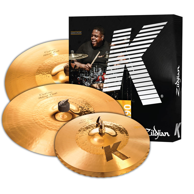Zildjian K Custom Hybrid Cymbal Value Pack 14"Hh & 21"Rd Plus Free 17"Cr KCH390