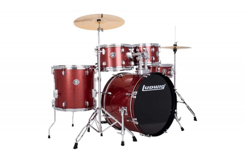 L5LCEE22023 - LUDWIG ACCENT DRIVE 22" OUTFIT - RED