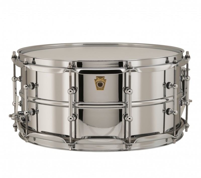 Ludwig LB402BT Chrome Plated Brass 14x6.5" Snare Drum