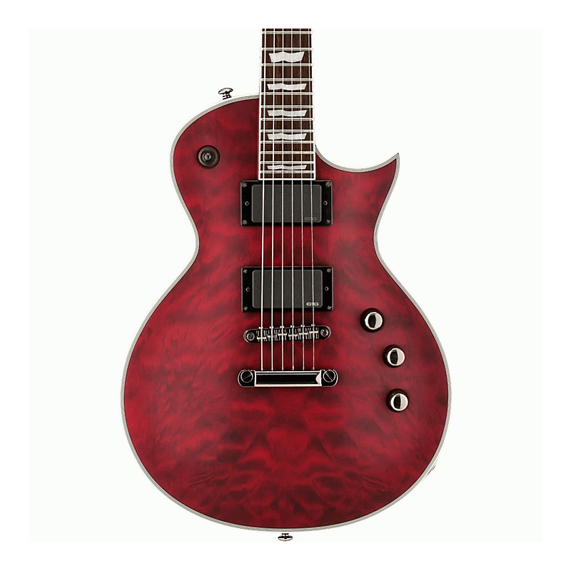 LTD EC-401 QM See Thru Black Cherry