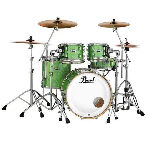 Pearl Masters Maple Complete 4 Piece Drum Kit 22" x 18" Shell Set - Absinthe Sparkle Finish