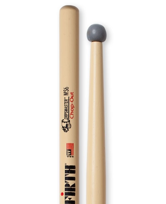 VIC FIRTH MS6CO RUBBER TIPPED SNARE STICKS