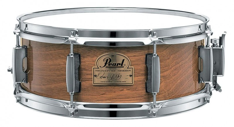 Pearl Omar Hakim Signature Snare Drum 13"x5" Mahogany