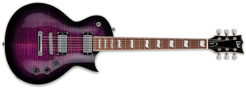 LTD EC-256 ECLIPSE ELECTRIC GUITAR SEE THRU PURPLE BURST