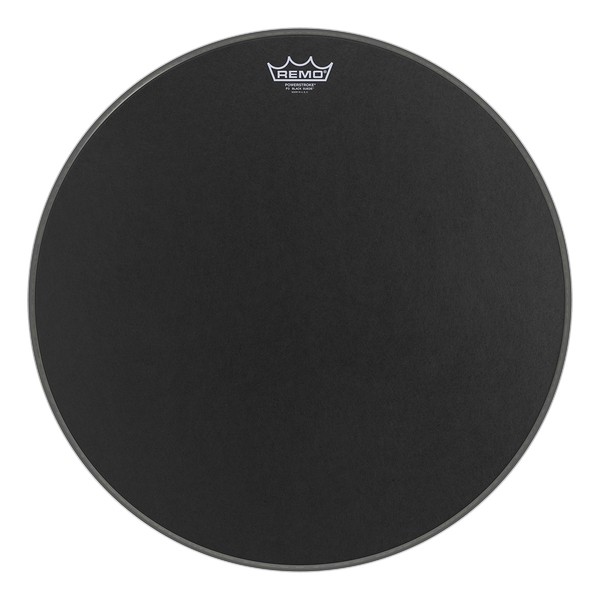 Remo P3-1818-ES 18" Black Suede Powerstroke 3 Bass Drum Head Skin