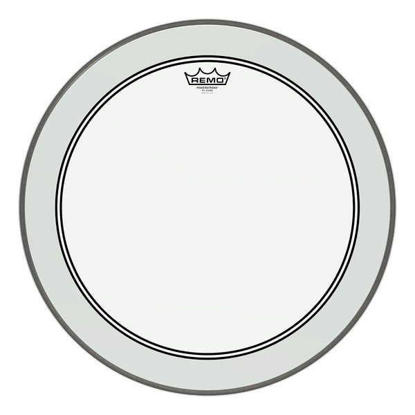 Remo P3-1326-C2 26" PS3 Powerstroke 3 Clear Falam Bass Drum Head Skin