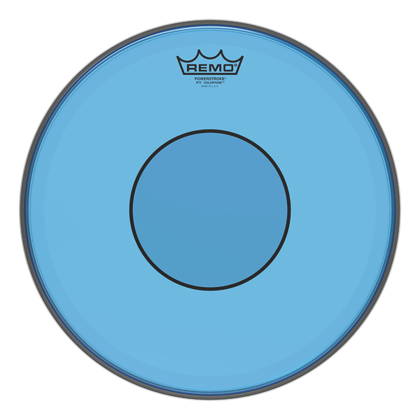 Remo P7-0314-CT-BU 14" Colortone PS77 Powerstroke 77 Blue Drum Head Skin
