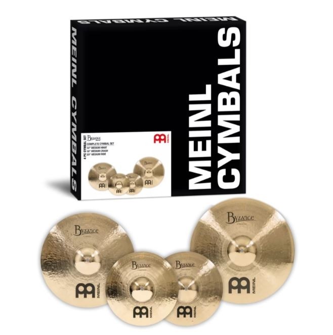 Meinl Byzance Brilliant Complete Cymbal Set